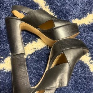 Michael Kors Black Platform Heels